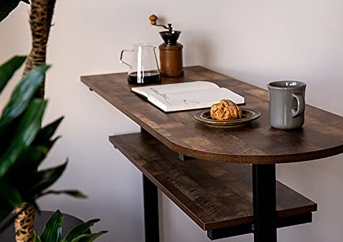 Amazon｜ヴィンテージ風カウンターテーブル 幅120cm バーテーブル 男前