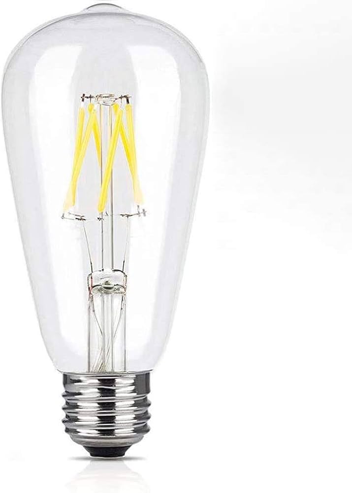 Amazon | LEDフィラメント電球 エジソン電球 LED電球 60W相当 E26