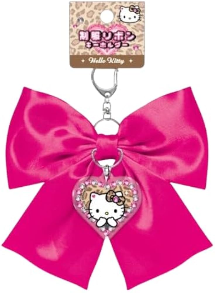 Amazon.co.jp: ハローキティ 制服リボンキーホルダー ピンク