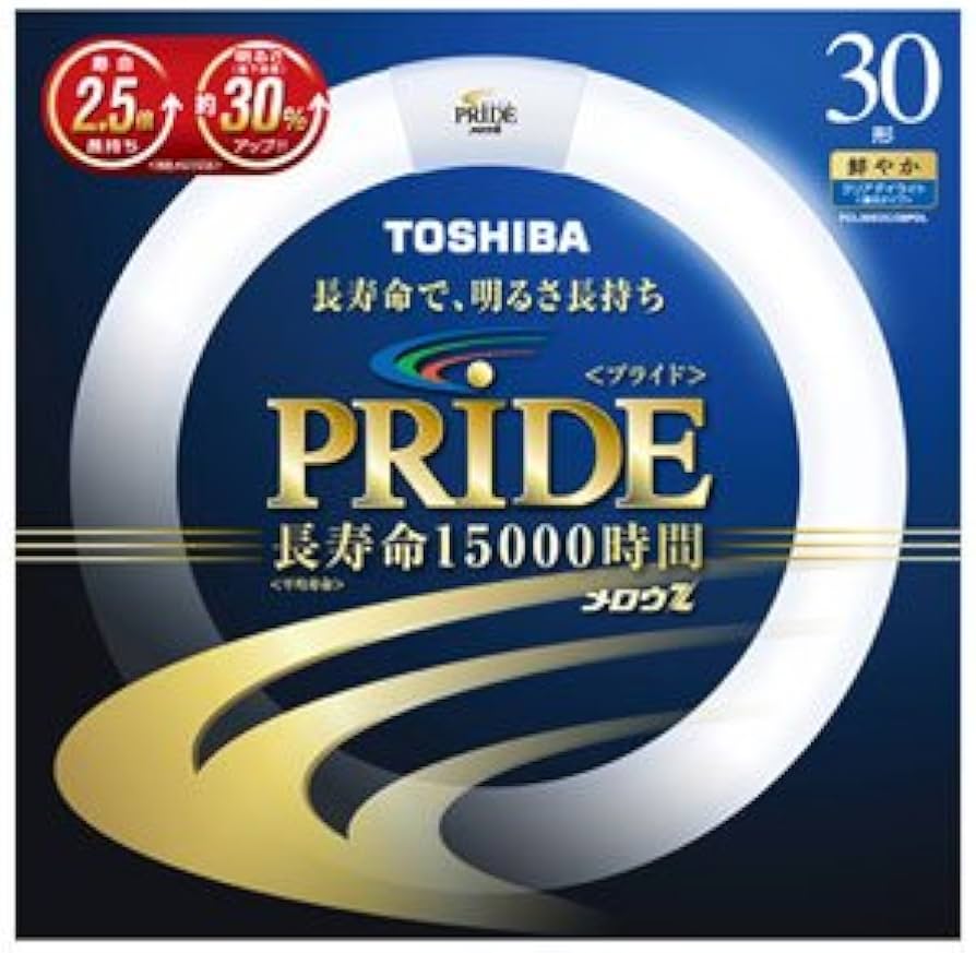 Amazon | TOSHIBA メロウZPRIDE 環形蛍光ランプ 30W形 クリアデイ