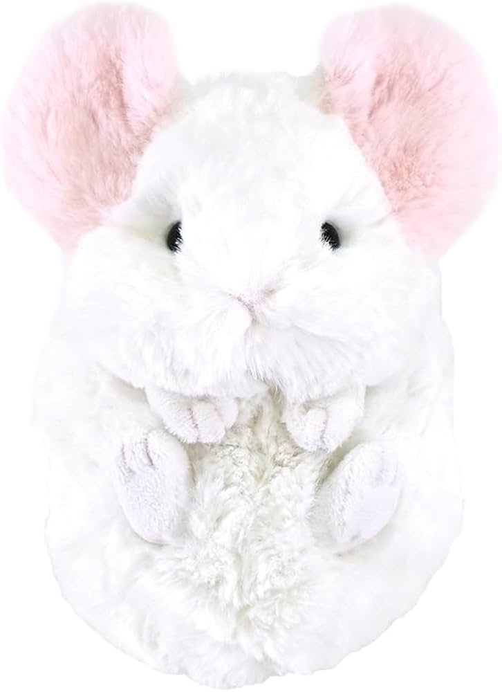 Amazon | サンレモン ころもっふる チンチラ WH 14×21×14cm ぬいぐるみ