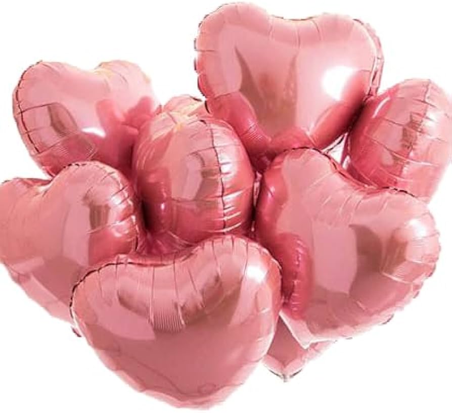 Amazon.co.jp: FAMULIA ハート 風船 バルーン アルミバルーン ピンク