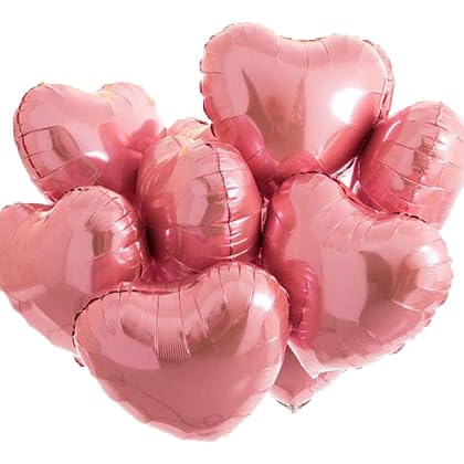 Amazon.co.jp: FAMULIA ハート 風船 バルーン アルミバルーン ピンク