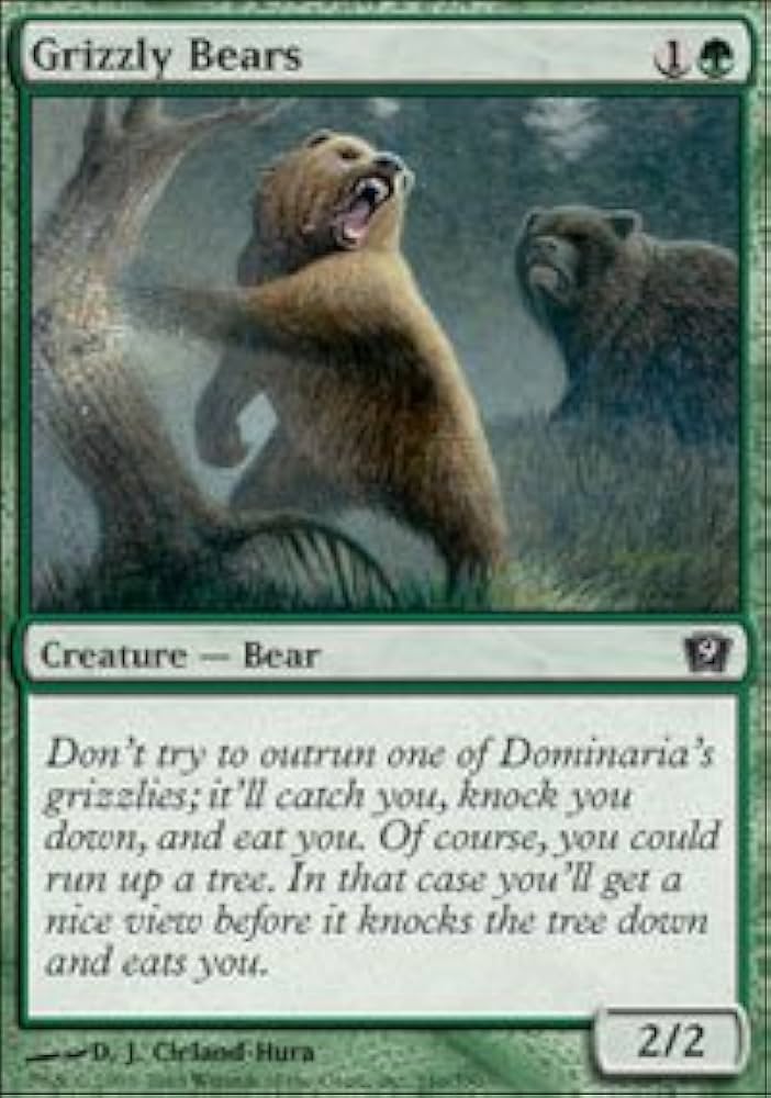 Amazon.com: Magic The Gathering - Grizzly Bears - Ninth Edition
