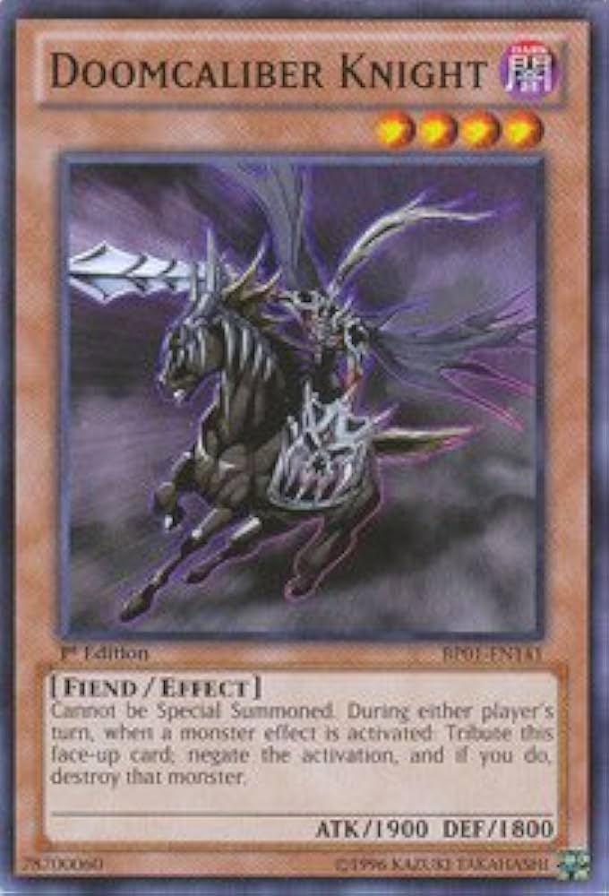 Amazon.co.jp: 遊戯王カード Doomcaliber Knight/死霊騎士デスカリバー