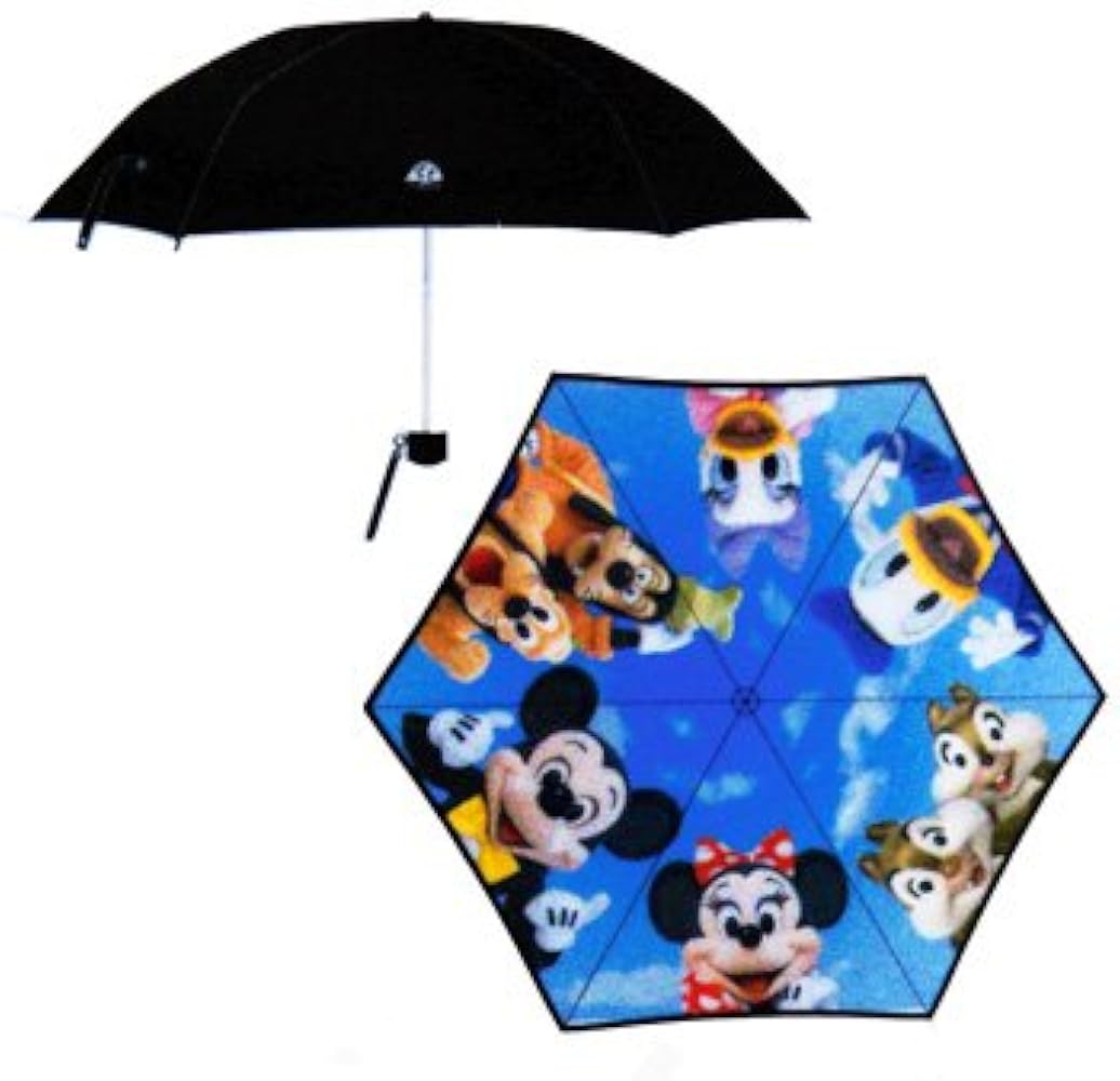 Amazon | 東京ディズニーリゾート ディズニー実写の柄の 晴雨兼用