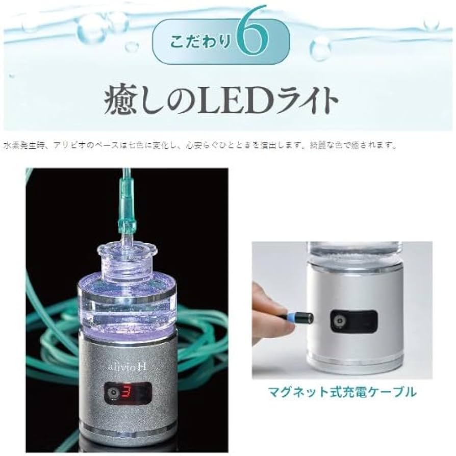 Amazon.co.jp: alivio H（アリビオ）小型純水素ガス吸入器 alivio 水素