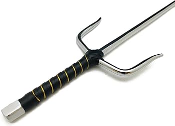 Amazon.co.jp: サイ 釵 鉄製 武道具 武具 空手 琉球 古武術 シルバー