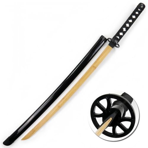 Amazon | 木刀 竹刀 鞘付き 居合道刀 唐横刀 竹製とABS 居合練習刀