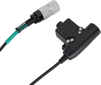 Amazon | for PRC-152双方向ラジオ用6ピンU94 PTTケーブルNATOプラグ