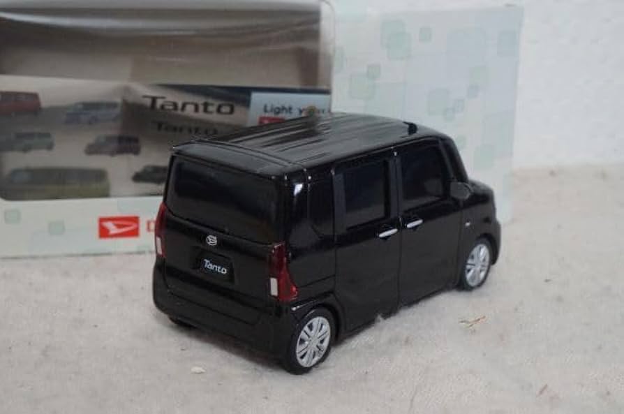 Amazon | ダイハツ タント プルバックミニカー 黒 非売品 | ミニカー