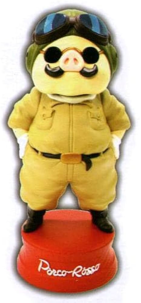 Amazon.co.jp: ポルコ・ロッソ 「紅*の豚」 ビッグボブルヘッド : おもちゃ