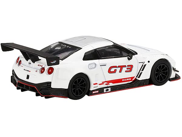 Amazon | Truescale ミニチュア GT-R GT3 ホワイト シルバー トップ