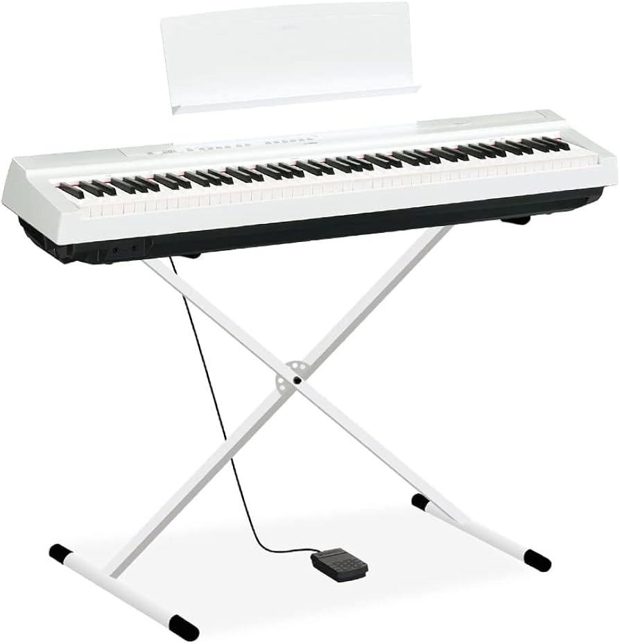 Amazon | YAMAHA P-125a WH ホワイト 電子ピアノ 88鍵盤 Xスタンド