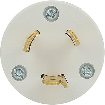 Nema L8-20P 20 Amp 480 Volt Connector, L8-20 Locking Power Cord