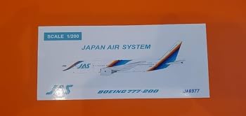 Amazon.co.jp: 1/200 jcwings 日本エアシステム ボーイング 777-200