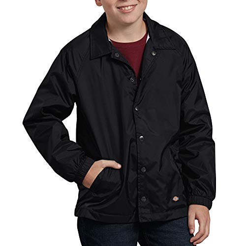 Amazon.com: Dickies boys Snap Front Nylon Jacket Windbreaker