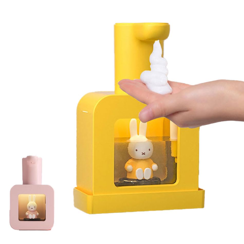 Amazon｜ミッフィー ソープディスペンサー 自動 泡 壁 おしゃれ