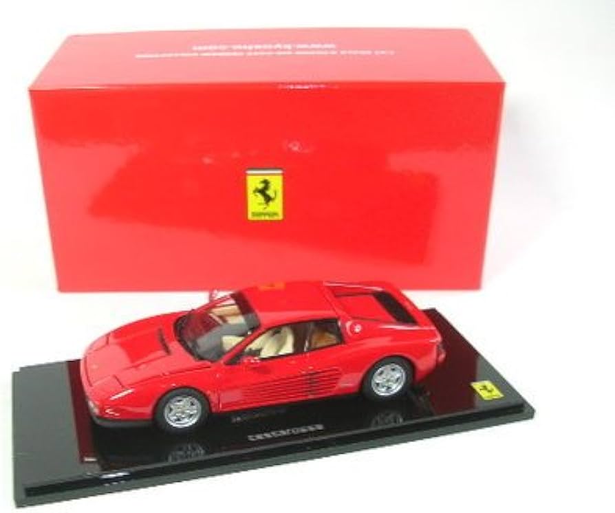 Amazon | 京商 1/43 フェラーリ テスタロッサ 後期型 レッド K05021R