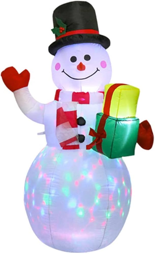 Amazon.co.jp: エアーディスプレイ クリスマス 光る 雪だるま エアー