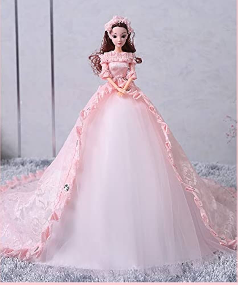 Amazon | Pink 誕生日 お姫様 人形 きれい ピンクドレス ファッション