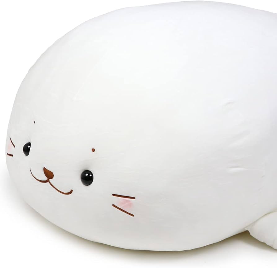 Amazon.co.jp: しろたん ふわもち 抱き枕 ぬいぐるみ 特大 130cm