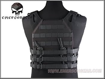 Amazon | EMERSON JPCタイプ プレートキャリア ベスト BK ブラック