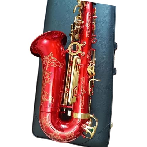 Amazon | 初心者 サックス レッド アルト サックス E フラット マウス
