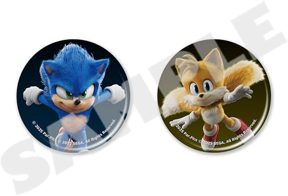 Amazon.co.jp: 『ソニック × シャドウ TOKYO MISSION』缶バッジ2個
