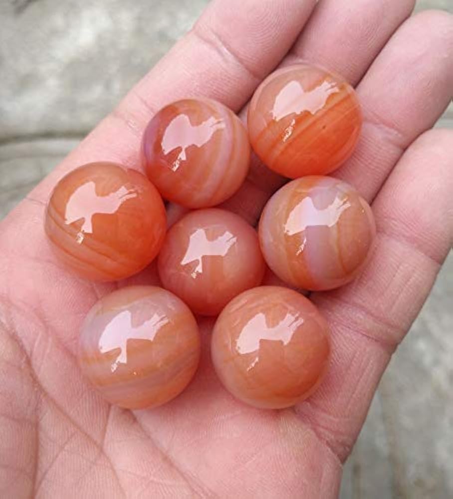 Amazon | 天然瑪瑙 アゲート メノウ 瑪瑙 めのう 丸玉 約20mm 穴無し