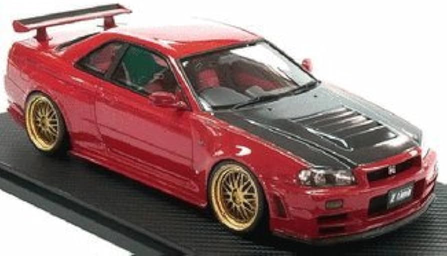 Amazon | イグニッションモデル 1/18 ニスモ R34 GT-R Z-tune レッド