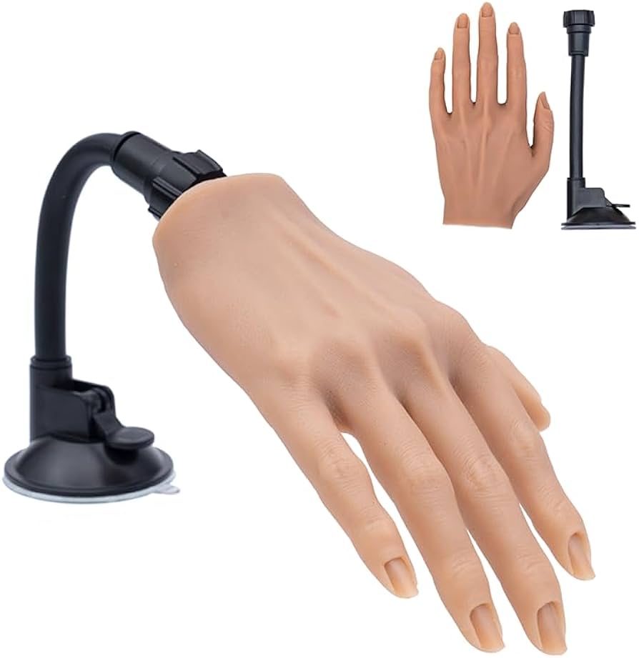 Amazon.co.jp: 尚(Naochi) ネイル練習用シリコンハンド ハンドマネキン