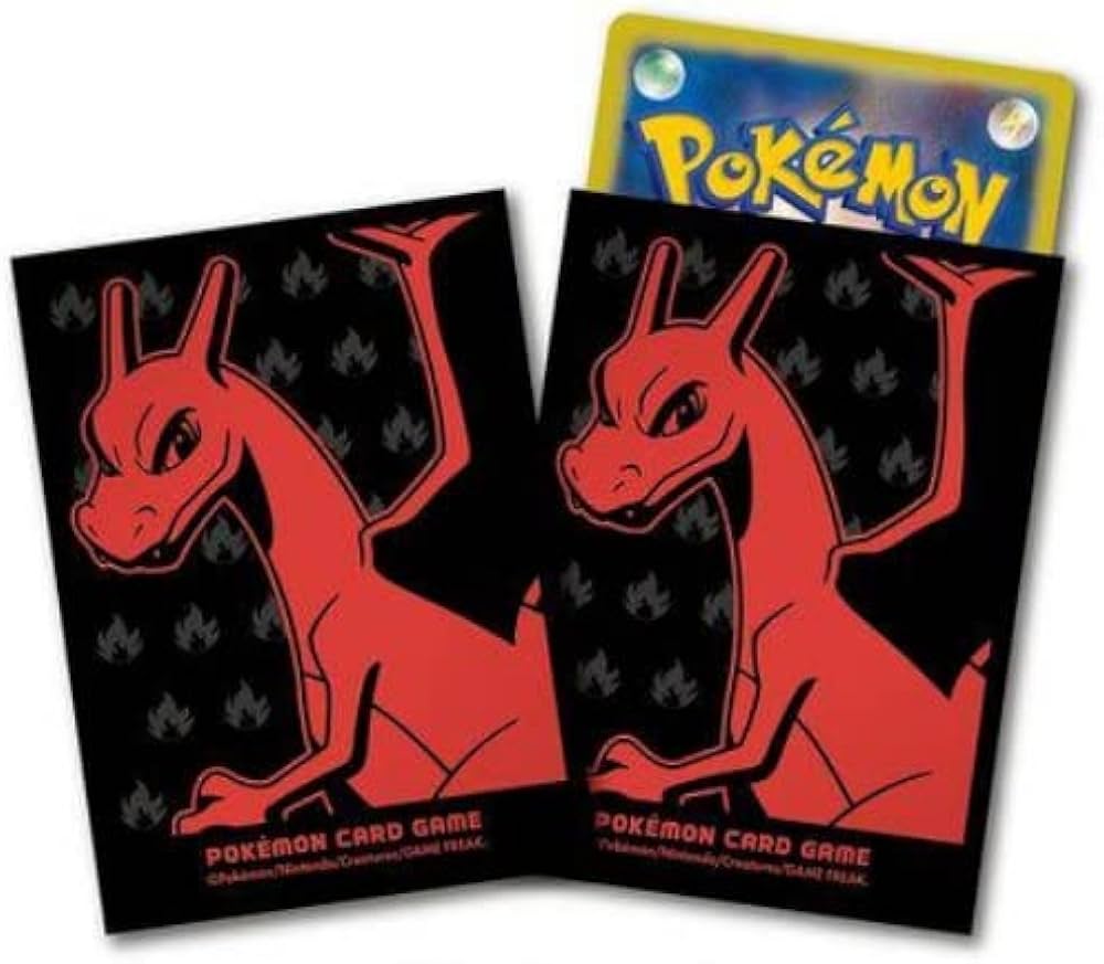 Amazon.co.jp: リザードン デッキシールド プレミアム グロス 64枚