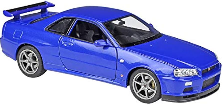 Amazon | ウィリー 1/24 ニッサン GT-R R34 Welly 1:24 NISSAN SKYLINE