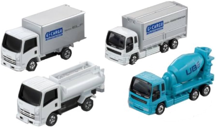 Amazon | トミカ ギフト ギガ&エルフ トラックセット | ミニカー・ダイ