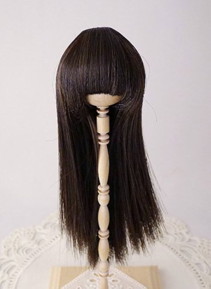 Amazon.co.jp: ピュアストレート * ドール用ウィッグ 4インチ～4.5