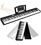 Amazon | TERENCE 電子ピアノ 88鍵盤 折りたたみ式 タッチレスポンス