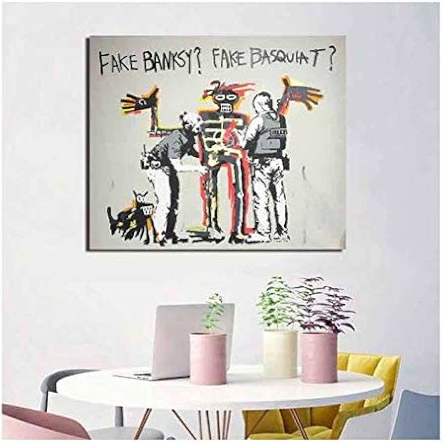 Amazon.co.jp: 大型サイズあり ジャン＝ミシェル・バスキア BANKSY