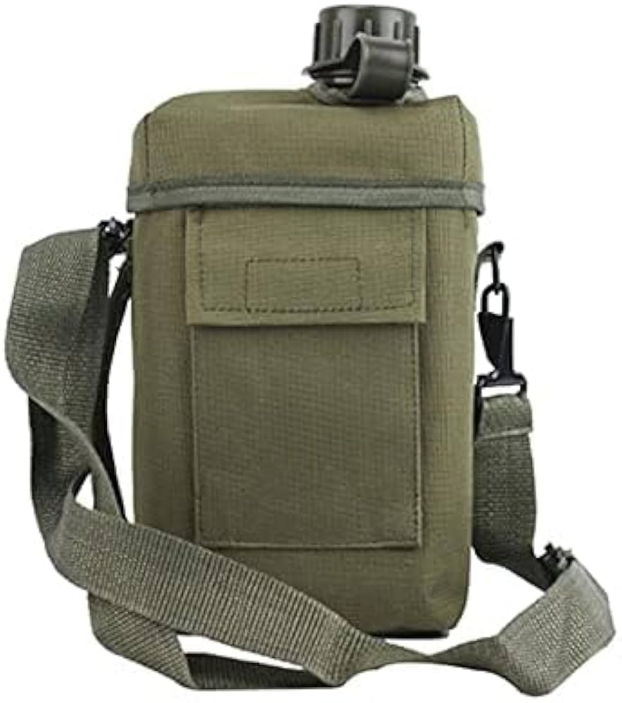 Amazon｜Yicdfur 登山用水筒 ミリタリーウォーターボトル 2L 軍用水