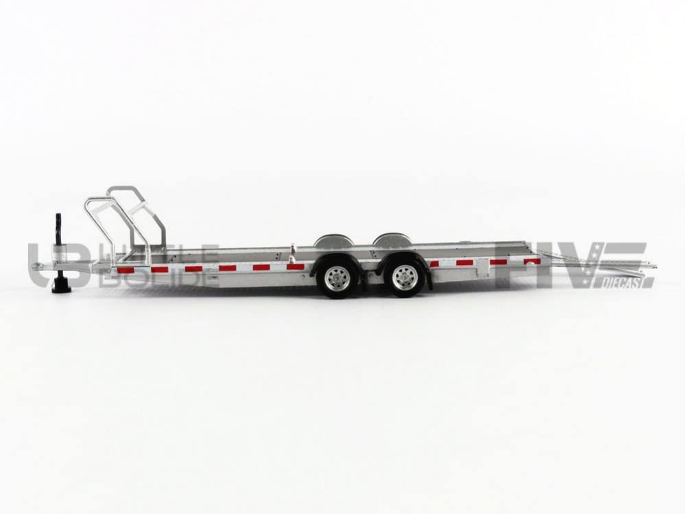 Amazon | MINI GT 1/64 カーキャリアトレーラー タイプA シルバー 完成