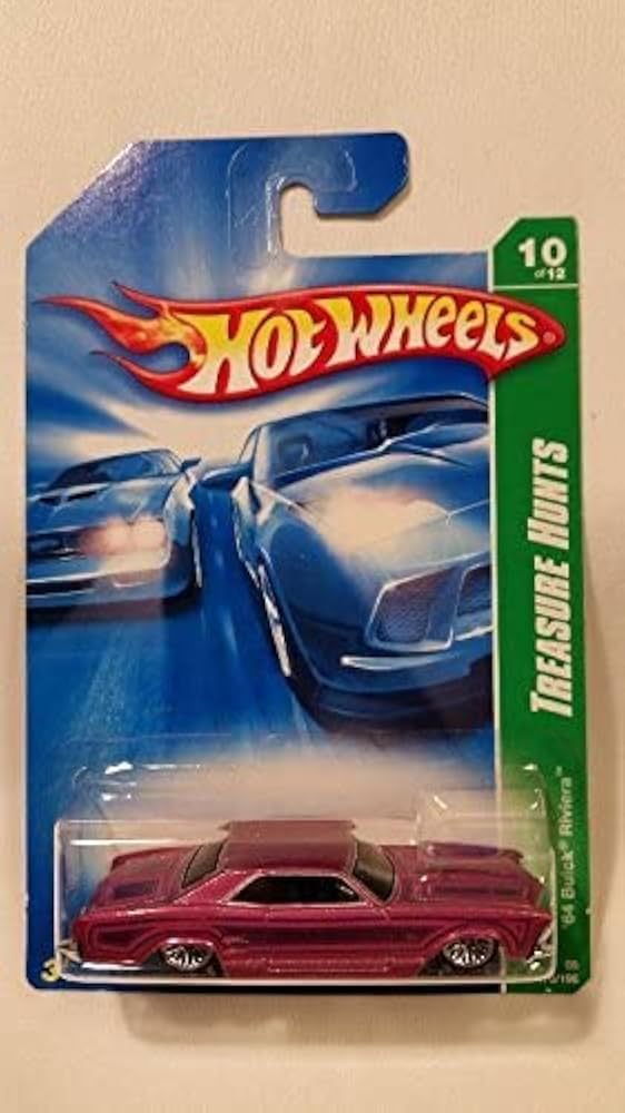 Amazon.com: Hot Wheels Treasure Hunt 2008 64 Buick Riviera 10/12