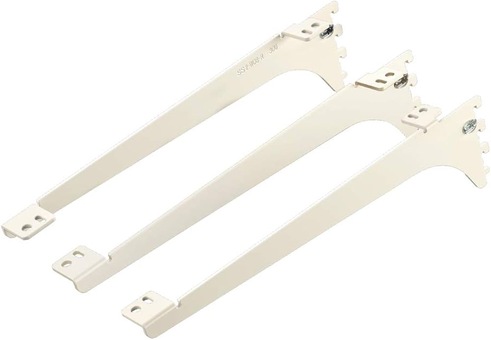 Amazon | 南海プライウッド アームハング棚柱SS 棚受(木質棚板用) SS