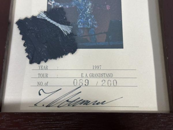 Amazon.co.jp: TM NETWORK 宇都宮隆 ファンクラブ限定 衣装生地 直筆