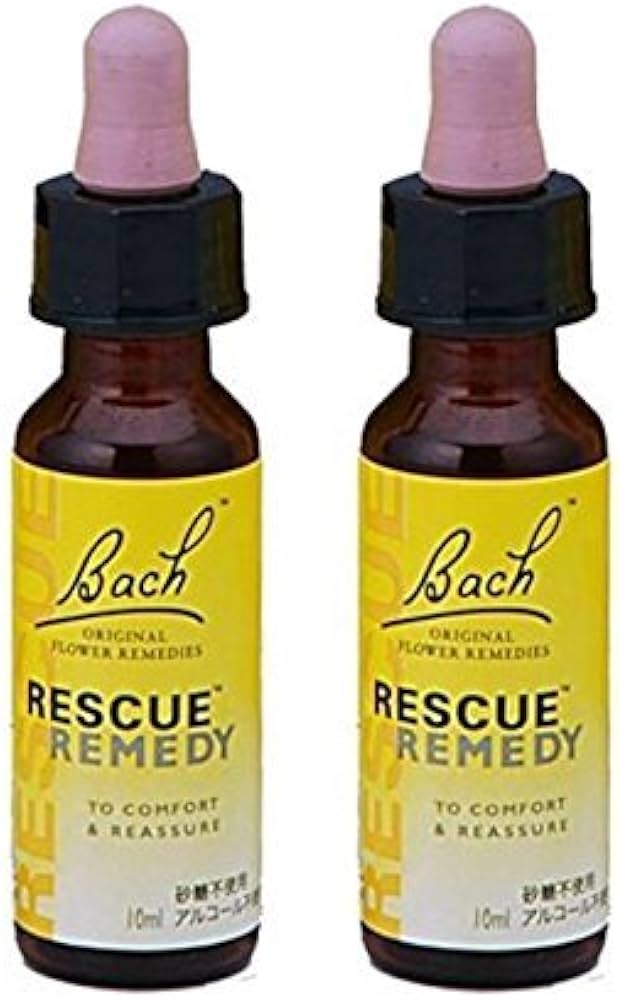 Amazon.co.jp: バッチフラワー レスキューレメディ 2本セット 10ml