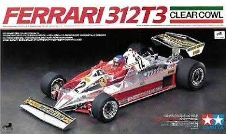 Amazon | タミヤ 1/20 フェラーリ312T3(クリヤーカウル) (1／20