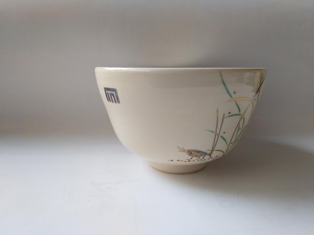 Amazon.co.jp: 東福窯 中村能久 源氏絵 鈴虫 茶碗 京焼 共箱 共布 栞