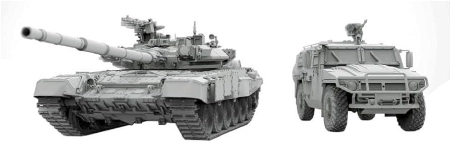 Amazon | スヤタ 1/48 ロシア軍 T-90A 主力戦車・GAZ-233014 タイガー