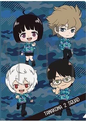 Amazon.co.jp: ワールドトリガー クリアファイル 玉狛第2 ミニキャラ