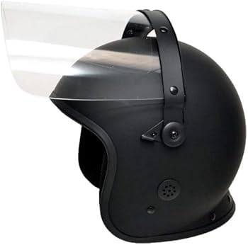 Amazon.co.jp: 暴徒鎮圧部隊タイプ バイザー付 アクリルシールド付き