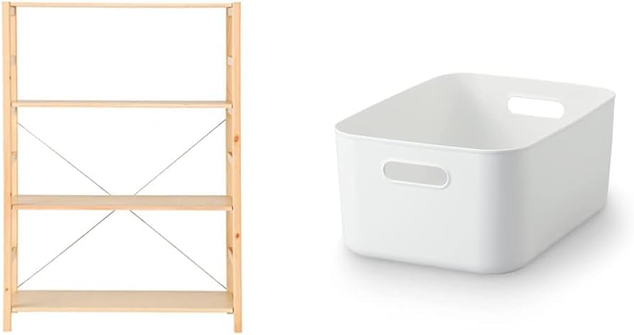 Amazon｜無印良品 パイン材ユニットシェルフ 中 幅86×奥行39.5×高さ